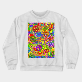 RAINBOW Peace Activist Crewneck Sweatshirt